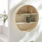 Today Wandregal aus Holz Simplicity, Ø 38,5 cm