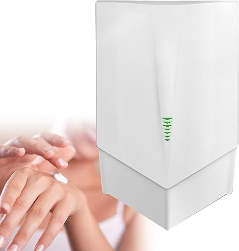 XDLYWUZIQ Sèche-Mains à Induction Automatique 1500w Double Sortie d'air Latérale Sèche-Mains Rapide Commercial Sèche-Mains Mural sans Contact, Sèche-Mains électrique Automatique,White