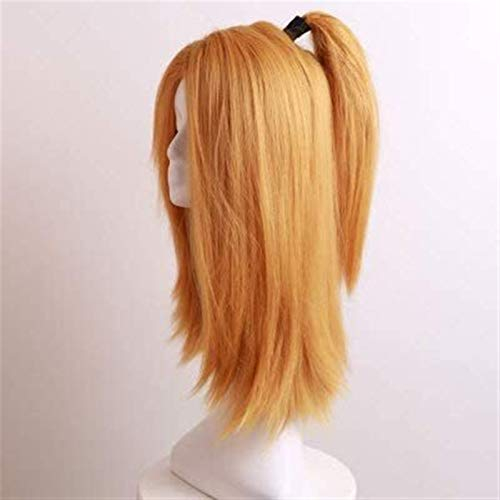 Wig Anime Cosplay Anime Cosplay Perücke Deidara Blondine Langes Haar Comic- con Christmas Carnival Halloween Party tägliche Leben Männer und Frauen Mode Perücke