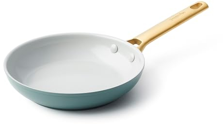 GreenPan Padova Reserve Harteloxierte Gesunde Keramische Antihaft Bratpfanne 20 cm, PFAS-frei, Induktion, Goldgriff, Spülmaschinenfest, Backofenfest, Rauchblau