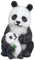 MCDSAJ Panda Garten Dekor, Harztier Gartenfiguren, Bär Ornamente für Garten Rasen Schreibtisch Dekoration