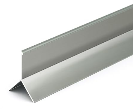 Fliesenschiene Aluminiumlegierung Fliesenleisten Lang 125CM*2 Stück ÜBergangsprofil FüR Wohnzimmer, Balkon, Badezimmer(Grau,Small)