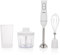 Tristar Kit mixeur plongeant, pièces résistant au lave-vaisselle, y compris mixeur plongeant amovible en acier inoxydable, fouet, hachoir, bol doseur, 350 W, MX-4881