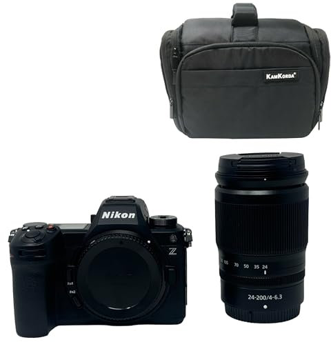 KamKorda Camera Bag + Z6 III Mirrorless Digital Camera with Z 24-200mm f/4-6.3 VR Lens, 24.5MP Partially-Stacked CMOS Sensor, 6K Raw Video + 2 Year Warranty