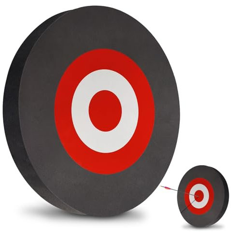 Fiita Round EVA Foam Arrow Target - Portable Archery & Crossbow Target for Backyard & Indoor Practice