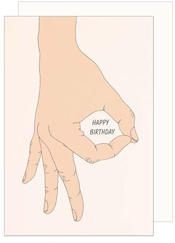 Edition Seidel Premium Geburtstagskarte mit Umschlag. Glückwunschkarte Grußkarte Karte Geburtstag Happy Birthday Mann Frau Teenager Hand (G3627 SW024)