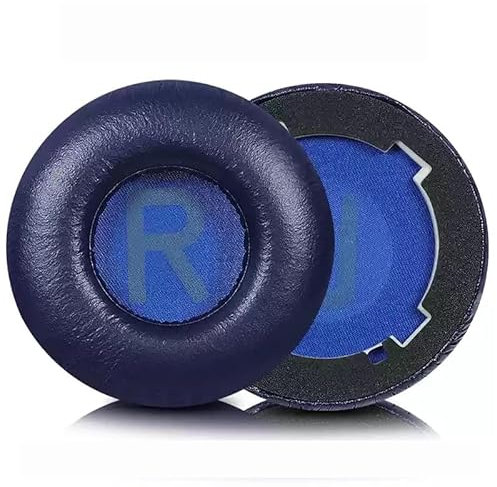 Cuscinetti auricolari di ricambio compatibili con cuffie JBL Tune 660nc 600bt T600bt T600nc 600 Btnc, copertura in spugna con fibbia, blu