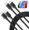 [2Pack] 60W 1.5M/5FT Fast Charge-AC Adapter Replacement Cable for Switch 2, Charging Cables for Nintendo Switch 2 Console, USB-C Cord for Switch, Charger Accessories TypeC for Switch 2/Adapter/Console