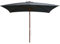 Xichuzi Sombrilla de jardín con palo de madera 200x300 cm antracita, Sombrilla Terraza Exterior, Parasol Terraza, Sombrilla Playa, Parasol Exterior, Sombrilla De Patio - 44513