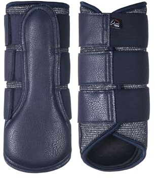 HKM Glitter Mesh Style Gamaschen, Dunkelblau, M