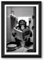 Zamety Poster Humoristique Pour WC, Affiche Decoration Murale en Toile, Decoration Salle de Bain - Poster 30x40 cm Sans Cadre Photo, Chimpanzés Marrant Assis dans les Toilettes Lisant le Journal