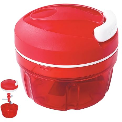 Tagliacipolla manuale: 300 ml, tritatutto per cipolle, affettatrice per cipolle, prezzemolo, aglio, carne