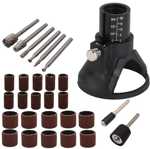 Rotary -Werkzeugbits, Rotary Tool Zubehör Kit 29pcs/Set Sturdy Multifunktional Bohrer Bit Mühle Anhang kleines Elektroschleif -Kombination Zubehör