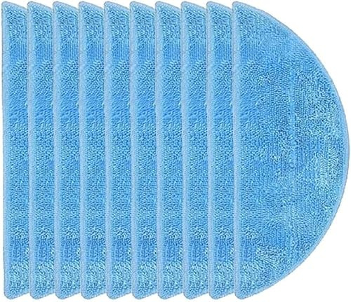 Zhanhai Lot de 4/10 chiffons en microfibre pour aspirateur robot SilverCrest pour SSR 3000A (10)