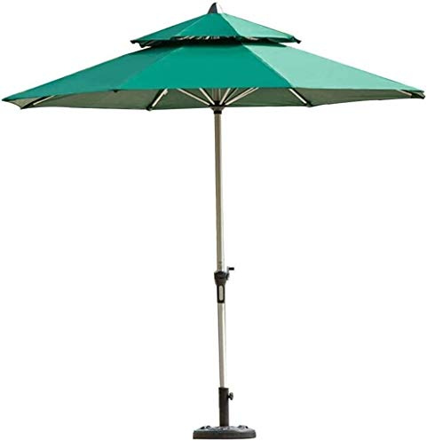 QYYZTQY Parasols marché extérieur avec Base, Grand Parasol Patio déporté Portable pour Bord de terrasse, arrière-Cour, Piscine