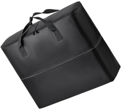 Tsophreniq 24inch / 27inch Monitor Carrying Case Travel Carrying Bag Protective Box for Desktop Computer Chassis Keyboard Cable Computer Storage Bag