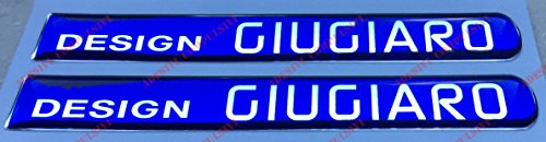Stemma Logo Design GIUGIARO - Coppia Adesivi resinati