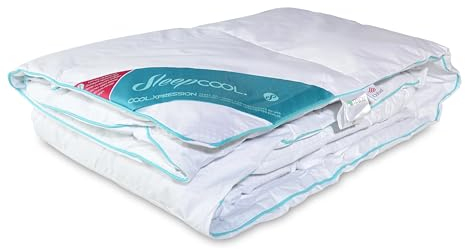 SleepCOOL Bettdecke Winter, Temperaturregulierend, 135x220cm, 1000g Füllung, Cool.XPRESSION, ideale Schlaftemperatur, kein Schwitzen