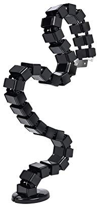 Vwindesk Vertebrae Cable Management Spine Kit | Height Adjustable Desk Quad Entry Wire Organizer, Black