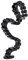 Vwindesk Vertebrae Cable Management Spine Kit | Height Adjustable Desk Quad Entry Wire Organizer, Black