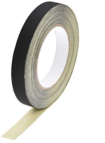 uxcell 18mm Acetate Cloth Tape for Laptop Electric Auto Guitar Repair High Temperature Adhesive Tape Black 30m/98.4Ft