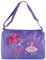 Kuuleyn Balletttasche Mädchen, Ballett Tasche Für Mädchen, Große Kapazität Verstellbar Für Kinder Balletttasche Kinder Tanz Rucksack Bestickte Ballett Nylon Stoff Tasche(Violett)