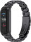 MIJOBS Strap for Amazfit Band 5 Metal Replacement Strap Wristband Watch Strap Compatible with Amazfit 5 Fitness Tracker smartwatch (Beads,Black)