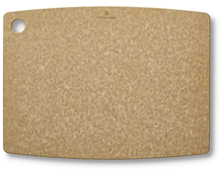 Victorinox Schneidebrett Kitchen Series, Klingenschonend, Spülmaschinenfest, Langlebig, L (44.4 x 33 x 0.6), Braun