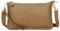 FORRICA Portefeuille Femmes Téléphone Sac à Bandoulièr Cuir Véritable Petit Bandoulière Pochette Dames Elegant Glissière Porte Monnaie Marron