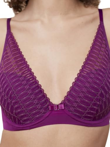 Triumph Damen Aura Spotlight T WP Bra, VIOLET, 85B