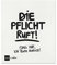 Schwammtuch Spüllappen Die Pflicht Ruft Schriftzug Weiß Schwarz Küchentuch Spültuch Putztuch Geschirrtuch Reinigungstuch Küchenzubehör 17,2 x 20 cm
