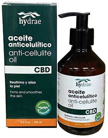 Hydrae Huile Anti Cellulite 250 ml - Crème Hydratante Anti-Cellulite | Tonifie et Remodèle la Silhouette | Réduit la Cellulite et la Peau d'Orange | Hydratant + Raffermissant Corps - 250 ml
