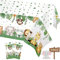 2 Stück Tiere Dschungel Tischdecke, 108×180CM Safari Geburtstag Wasserdicht Tischdecke, Waldtiere Einweg Plastik Tischdecke, Themen Party Zubehör für Party Deko, Babyparty Geburtstag Junge