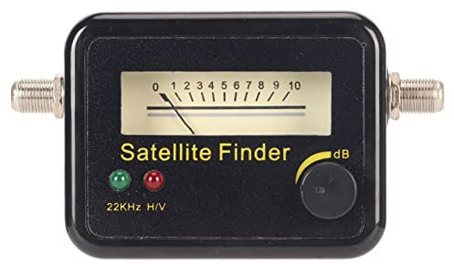 Cercatore di Segnale Satellitare Digitale Buono per Camper, Misuratore di Segnale Satellitare Digitale Ultra Portatile, Mini Cercatore SAT Digitale per Rete Parabolica