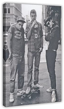 SORECI Leinwandposter The Beastie Boys Are in Classical Art, Wandkunst, Dekordruck, Bild Gemälde für Wohnzimmer, Schlafzimmer, Dekoration, Rahmenstil, 50 x 75 cm