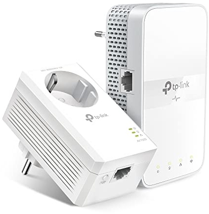 TP-Link TL-WPA7617 Kit Powerline WiFi, AV1000 Mbps su Powerline, AC1200 Mbps su WiFi Dual Band, 1 Porta Gigabit, Plug And Play, HomePlug AV2 (Ricondizionato)