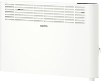 STIEBEL ELTRON Panel Heater CNS 2000 Plus LCD (UK), 2 kW for Approx, 25 sqm, TUV Tested, LC Display, Weekly Timer, Energy-Saving Electric Heater, White, Lot 20 Compliant, 205871