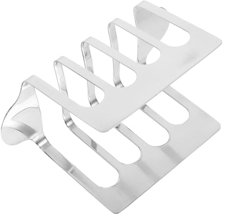 Ciieeo 1 Pc Estante de Pan Comida de Desayuno Porta Utensilios Pan de sándwich Pan de Molde Rejilla para Enfriar Pan rebanado Puestos de Pan bufé Tostada rebanadas de Pan Acero Inoxidable