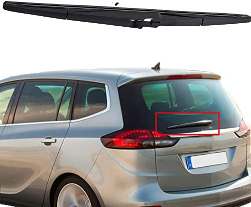 MengZJ 14 Automotive Scheibenwischer Rear Für Opel Zafira C Tourer 2011 2012 2013 2014 2015 2016 2017 2018 2019 2020, Wischerblatt Wischerarm hinten Scheibenwischer Teile