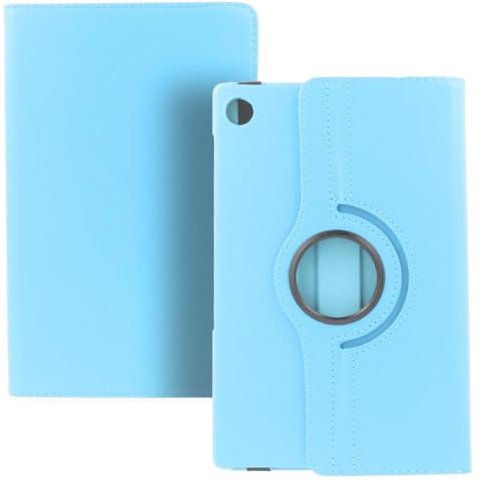 REY Custodia in similpelle girevole a 360° per LENOVO TAB M10 FHD PLUS 10.3 (TB-X606F - TB- X606X), Custodia protettiva, Azzurro