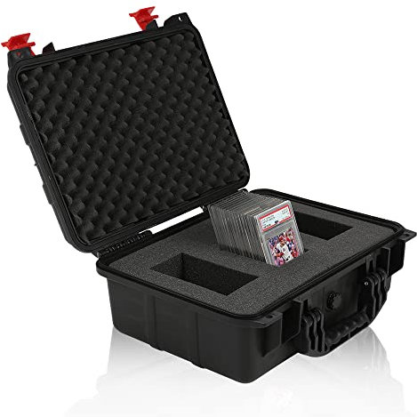 CROSSDESIGN Aufbewahrungsbox für abgestufte Karten passend für BGS PSA SGC FGS Sport-Sammelkarten