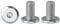 Drenky Vis à Tête Cylindrique à Six Pans M5 X 12 mm 20 Pièces Boulons à Tête Plate Hexagonale en Acier Inoxydable A2 V2A Vis à Tête Plate Avec Six Pans Creux Vis à Tête Plate Hexagonale