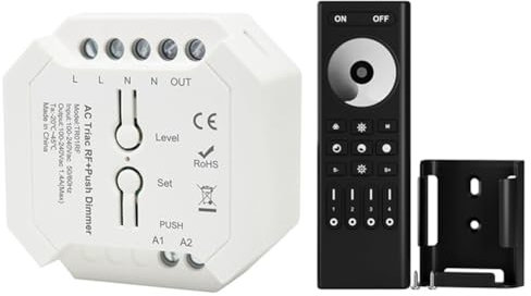 Yssevlon 2.4G RF Triac Dimmer LED Controller Smart Dimmer Support Smart APP RF Remote Control AC100V-240V B