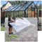 3 mm Polycarbonat-Gewächshausplatten, wasserdichte Abdeckung für Überdachung, Schuppen, Fenster, Pflanzenständer, Dach, Außenbereich, Kunststoffplatten (0,8 x 4 m)
