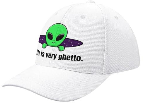 CIZIEOE Baseball Kappe Baseball Cap Erde ist sehr Ghetto Baseball Cap Neu im Hut Sommer Hüte Mode Damen Cap Männer
