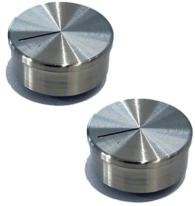 2x Drehknopf Schalter 6 mm, Knopf Regler für Phönix Gaskochfelder Gaskocher Herd