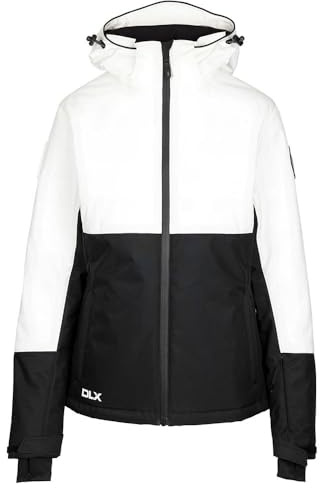 DLX Womens Ski Jacket Jaclyn - Women's Waterproof Jacket, Winter Skiing Outdoor Walking Coat with Hood, Ladies Windproof Snowproof Ski Jacket Skiwear
