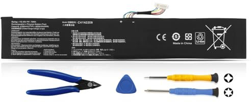 K KYUER 74Wh C41N2208 4ICP5/42/79 Batteria per ASUS ROG Ally (2023) RC71L NR2301L Gaming Handheld Series RC71L-NH002W RC71L-NH019W RC71L-NH001W RC71L-NH005W RC71L-NH008W RC71L-NH012W 0B200-04350000