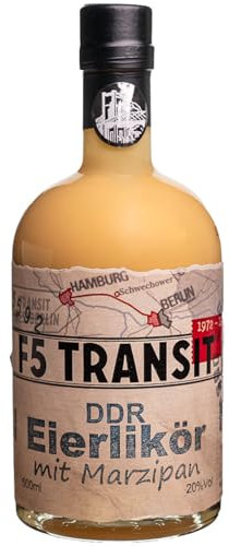 DDR Eierlikör mit Marzipan 0.5l (20% Vol) No. 5592 - DDR Edition | F5 Transit | Eierlikör nach DDR-Rezept | Schwechower Brennerei (1229)
