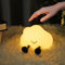 Ainiv Cloud Night Light, Cute Silicone Nursery Night Lamp, Touch Control Nightlights USB Rechargeable Bedside Lamp, 3 Levels Brightness, 30 Mins Timer, Cute Room Decor, Christmas Gifts